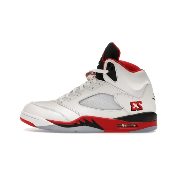 Jordan 5 Retro Fire Red Black Tongue (2025)