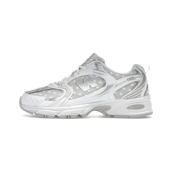New Balance 530 Silver Metallic Polka Dots