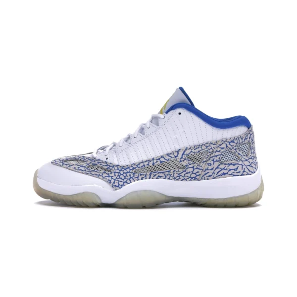 Jordan 11 Retro Low IE White Argon Blue