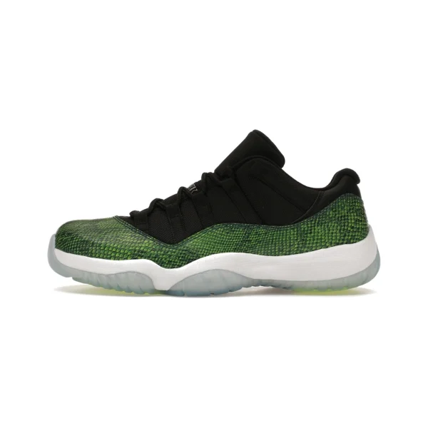 Jordan 11 Retro Low Green Snakeskin