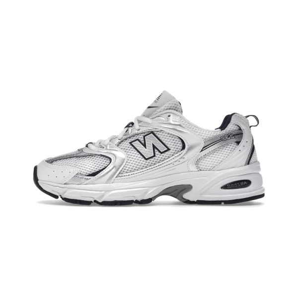 New Balance 530 White Silver Navy