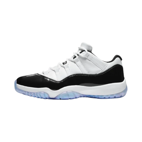 Jordan 11 Low Iridescent White Emerald Rise Black