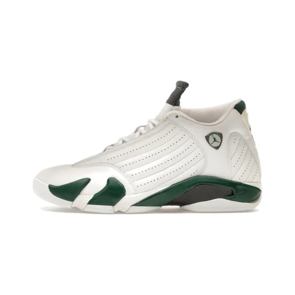 Jordan 14 Retro White Forest Green