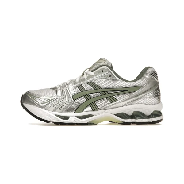 ASICS Gel-Kayano 14 White Pure Silver Slate Grey Sage